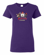 We Tried Nice New Full Front Women's Tee in Purple