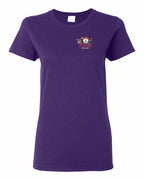 We Tried Nice New Left Chest and Back Women's Tee in Purple