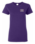 Canadian Born & Raised Sign  Left Chest and Back  Women's Tee
