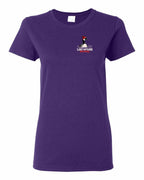 Lake Patrol Left Chest and Back Women's Tee in Purple