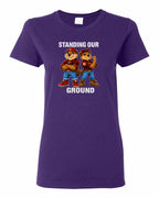 Standing Our Ground Women's Tee in Purple
