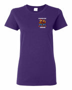 Standing Our Ground Left Chest Women's Tee in Purple