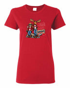 Mean and Nasty New Full Front Women's Tee in Red