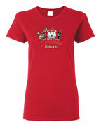 We Tried Nice New Full Front Women's Tee in Red