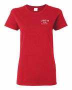 Canadian Girl Forever and Always Left Chest  Women's Tee
