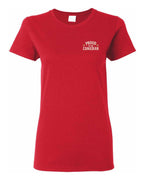 Proud To Be Canadian Sign Left Chest and Back  Women's Tee