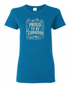 Proud To Be Canadian Folk   Women's Tee