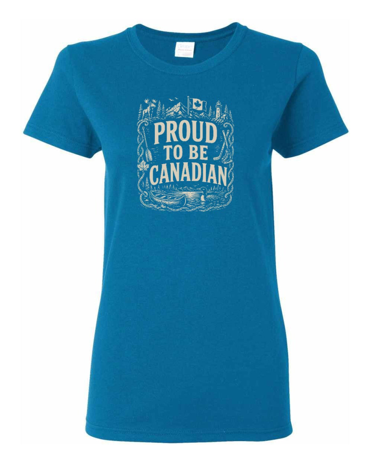 Proud To Be Canadian Folk   Women's Tee