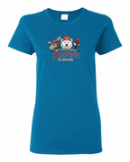 We Tried Nice New Full Front Women's Tee in Sapphire
