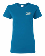 Canadian Born & Raised Sign  Left Chest  Women's Tee