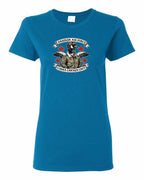 Cobra Chicken Air Force Women's Tee in Sapphire