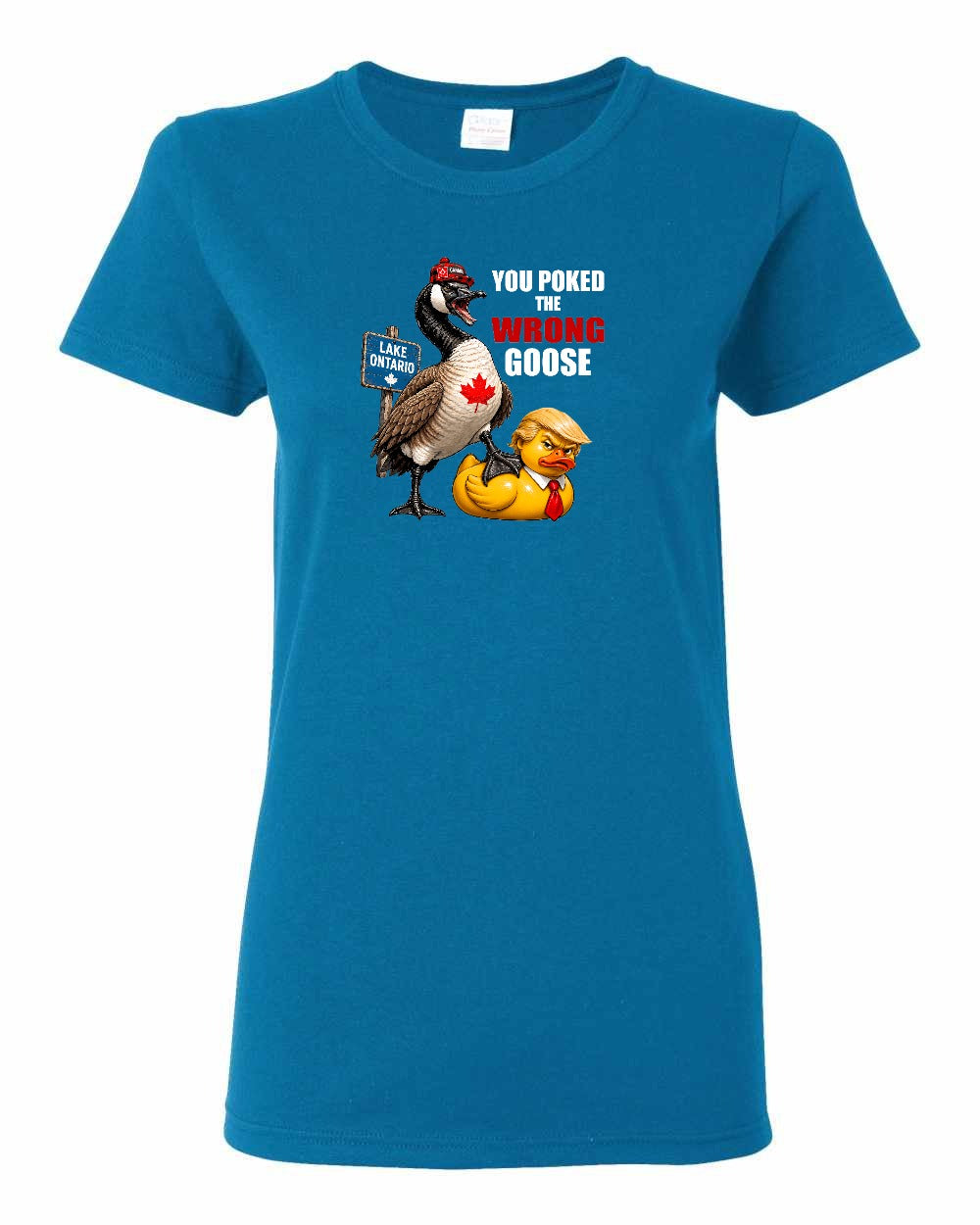 Poked the Wrong Goose Full Front Women's Tee