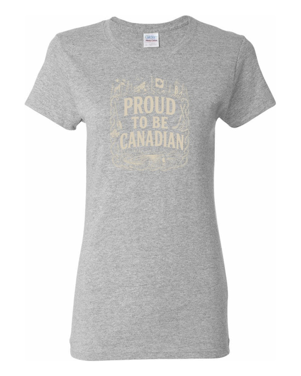 Proud To Be Canadian Folk   Women's Tee