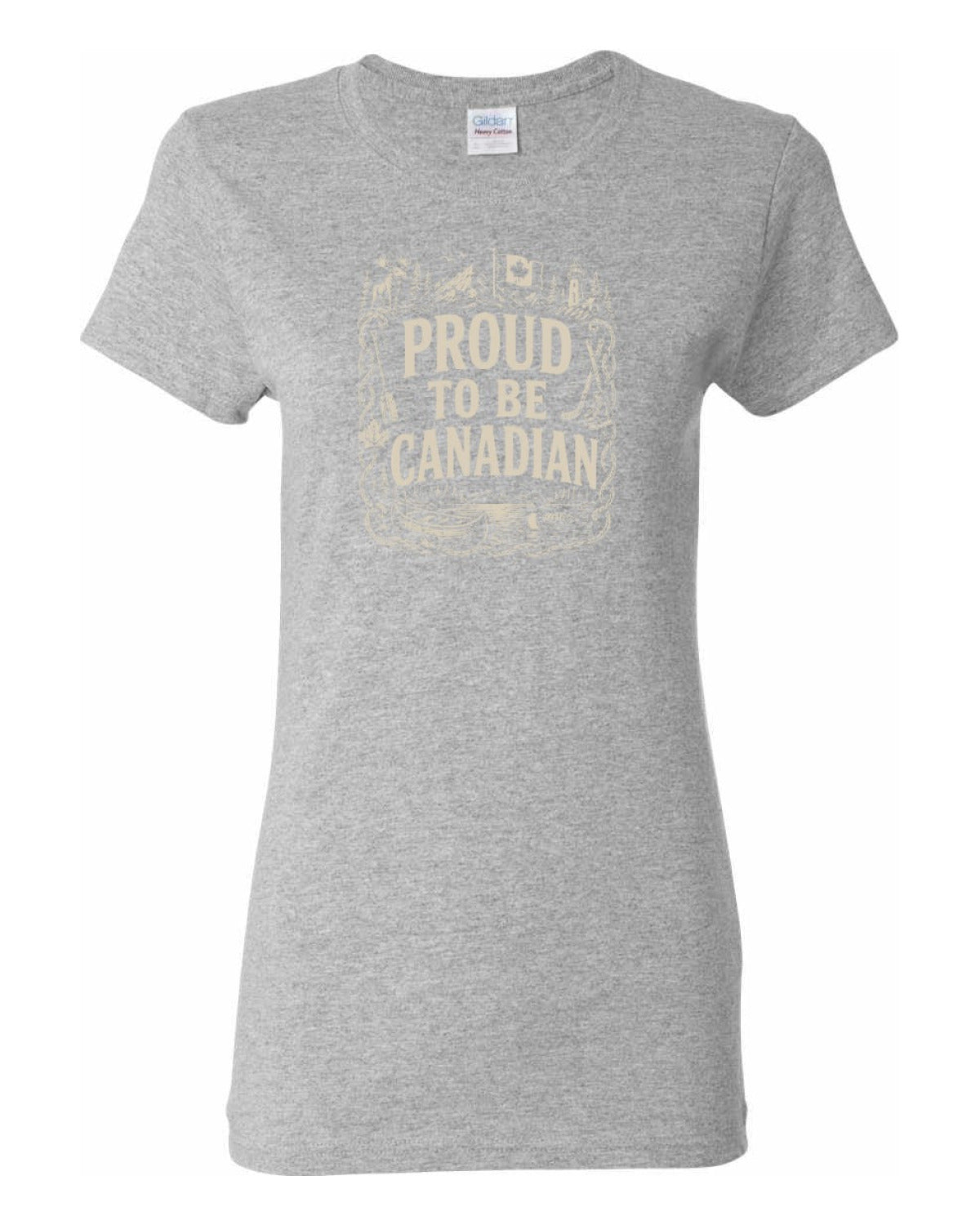 Proud To Be Canadian Folk   Women's Tee