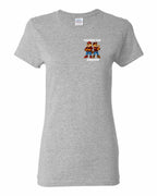 Standing Our Ground Left Chest Women's Tee in Sport Grey