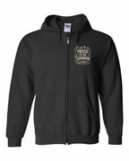 Proud To Be Canadian Left Chest Zip Hoodie - Unisex