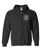 Proud To Be Canadian Left Chest and Back Zip Hoodie - Unisex