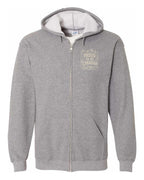 Proud To Be Canadian Left Chest and Back Zip Hoodie - Unisex